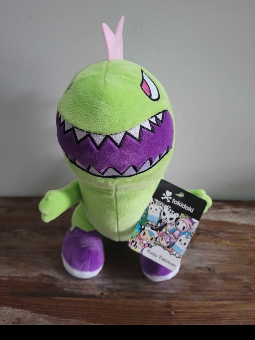 tokidoki Lime Green & Purple Kaiju Tokimon Plush